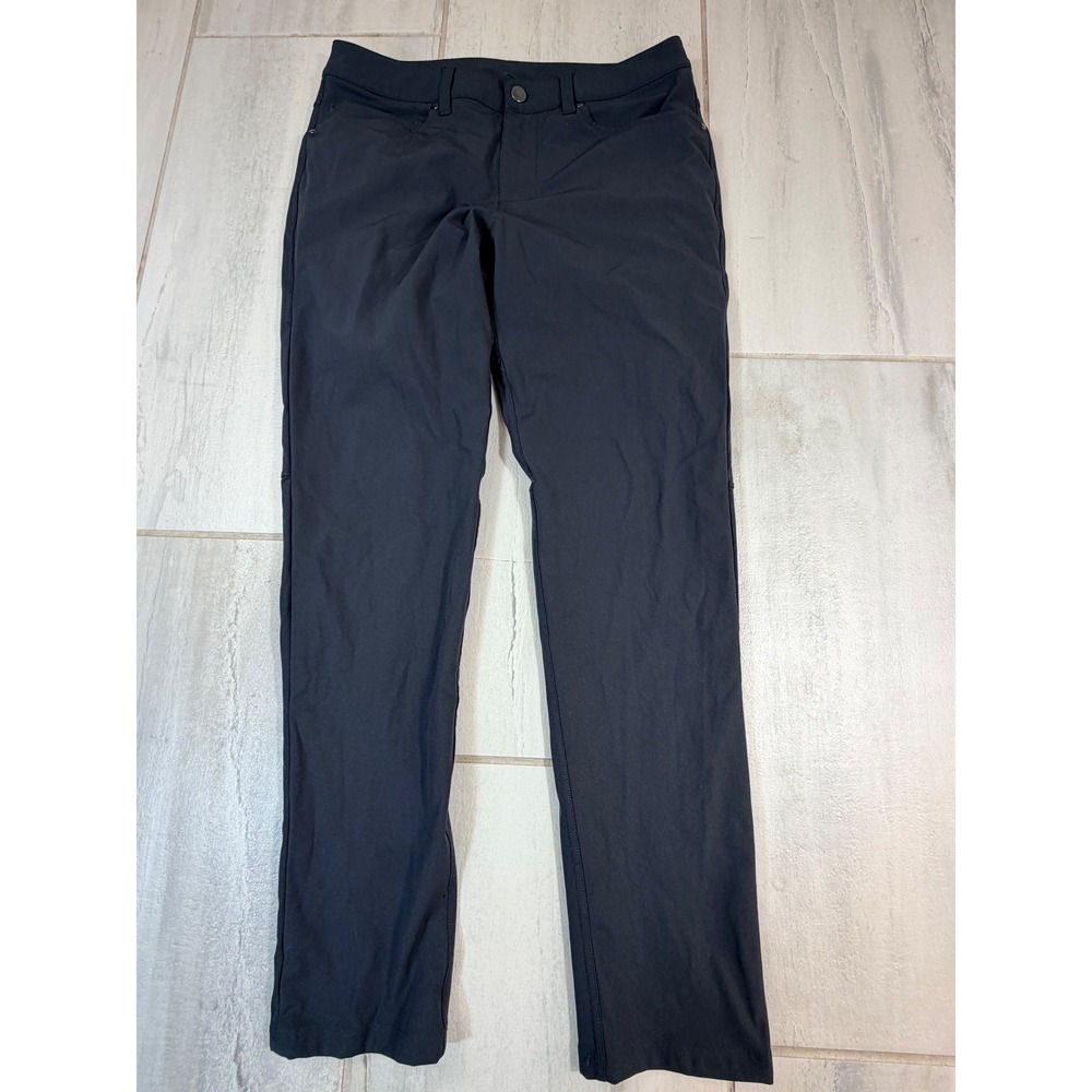 Lululemon ABC Slim Fit Pant Black Warpstreme 5 Pocket Mens 31 x 31 LM5AD9S